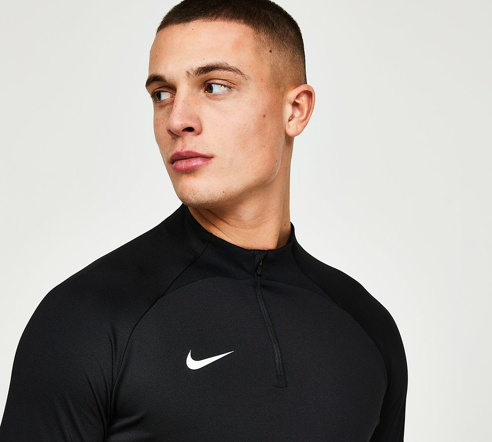 Nike Dri-Fit Strike Black Quarter Zip