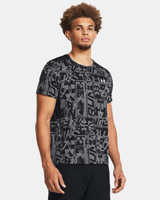 Under Armour UA Speed Stride Printed SS 'Black'